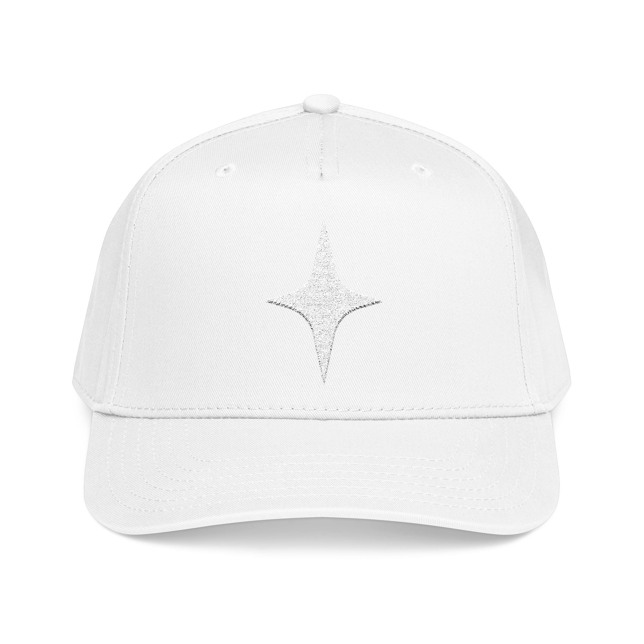 STARS COLLECTION |MINIMALIST WHITE STAR HAT