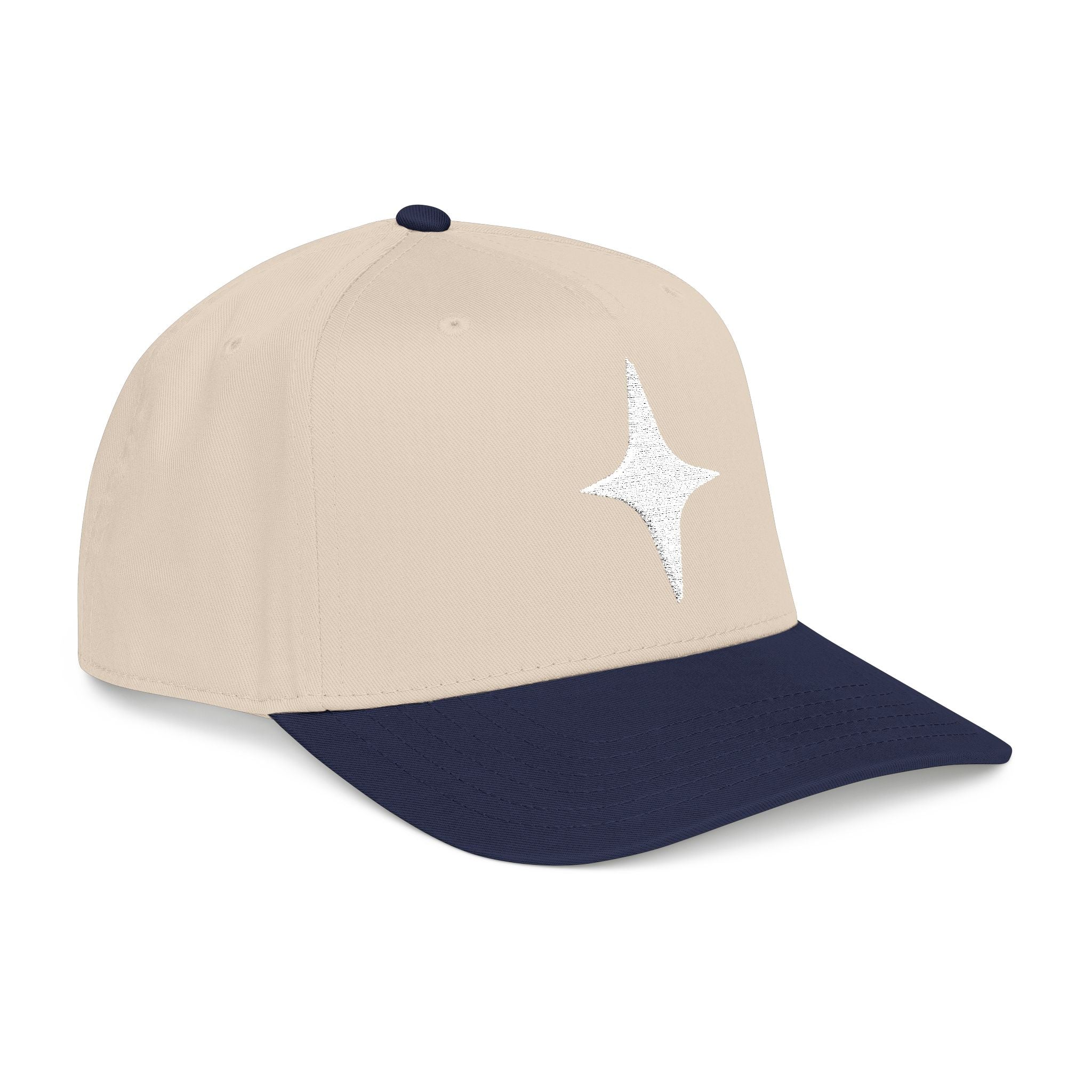 STARS COLLECTION |MINIMALIST WHITE STAR HAT